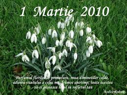 Pentru tine un buchet de ghiocei si o primavara superba pentru o persoana mai speciala decat toate anotimpurile! Martisoare Si Ghiocei De 1 Martie Bionce