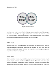 Check spelling or type a new query. Kemahiran Motor