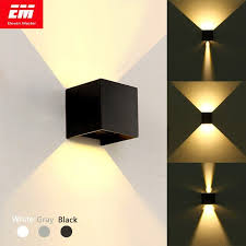Led Wall Light Ip65 7w Waterproof Outdoor Indoor Led Wall Lamp Modern Aluminum Adjustable Angle Ac90 260 Outdoor Wall Lamps Led Wall Lights Modern Wall Sconces