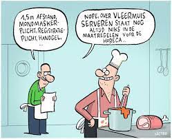 Update corona maatregelen 13 oktober. Cartoon Lectrr