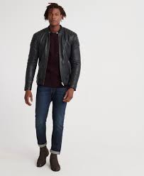 City Hero Leather Racer Jacket