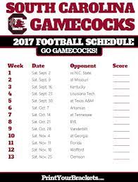 Printable South Carolina Gamecocks Football Schedule Gamecocks Football Carolina Gamecocks South Carolina Gamecocks
