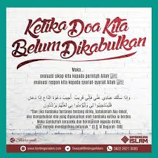 Penuh optimis dalam menjalani hidup 2. Tidak Semua Doa Yang Dipanjatkan Dikabulkan Oleh Allah Cara Golden