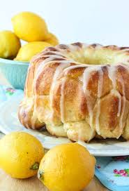 Glazed Lemon Monkey Bread Recipe Video Lemon Recipes Lemon Monkey Bread Lemon Desserts