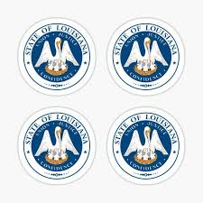 Capitole de l'état de louisiane) is the seat of government for the u.s. Louisiana State Seal Of Louisiana Seal X 4 Sticker Pack Set Sticker Louisiana State Louisiana Coat Of Arms