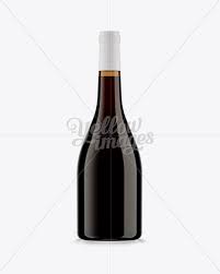 Download Dark Amber Glass Burgundy Bottle W Red Wine Hq Mockup In Bottle Mockups On Yellow Images Object Mockups