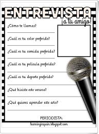 Entrevista A Tu Amigo Ficha De Lengua Espanola De Primaria Actividades De Comunicacion Ejercicios De Espanol Tipos De Texto