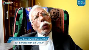Ex-Serviceman Air Warrior Kunwar Chaman Singh