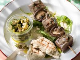 Brochettes D Agneau Sauce Aux Capres Recept