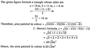 Ncert Solutions For Class 9 Maths Chapter 12 Heron S Formula Ex 12 1 Cbsetuts Com Https Www Cbsetuts Com Ncert Solutions For Class Math Solutions Chapter
