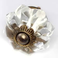 Free shipping on orders over $25 shipped by amazon. Romantic Decor Fancy Clear Glass Cabinet Knobs 4 Kitchen Drawer Handles Pulls Ik204nrb Melon Shaped Glass Knobs With Brass Hardware