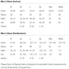 Mountain Hardwear Mens Apparel Size Chart Irunfar Com