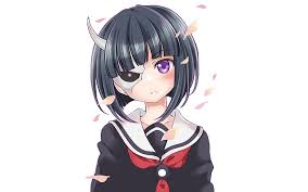 The series began serialization in kadokawa's monthly shōnen ace magazine in march 2014. Hd Wallpaper Anime Armed Girl S Machiavellism Rin Onigawara Wallpaper Flare