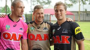 Descriptionpenrith panthers home jersey 2007.svg. Nrl 2016 State Of Origin Penrith Panthers Trent Merrin Matt Moylan Bryce Cartwright Herald Sun