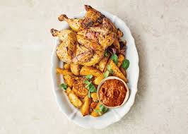 3 tablespoons ginger root (20 grams) 4 garlic cloves 1 chile 4 tablespoons yogurt (60 grams). My Easy Peri Peri Chicken