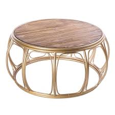 On sale for $139.00 original price $339.00. Bold Tones Large Round Wood And Metal Coffee Table The Home Depot Canada