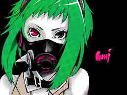 You can also upload and share your favorite anime anime masked character wallpapers. Megpoid Gumi Gasmask Vocaloid Vocaloid Gumi Vocaloid Anime