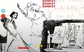 It is widely believed that his first large mural was a piece called mild, mild west. Discovering Banksy Part 3 Streetartnews