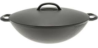 Iwachu 410716 Cast Iron Wok With Lid Small Black Check This Awesome Image Cast Iron Wok Wok Stir Fry Pan