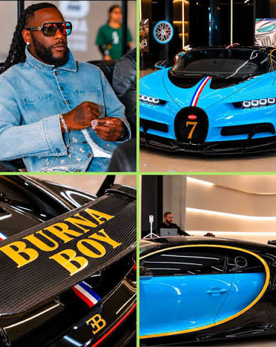 Davido réagit à une vidéo de Burna Boy recevant sa Bugatti Chiron personnalisée de 9 millions d’euros