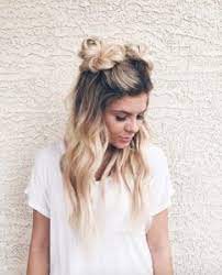 Textured Double Buns By Katelynd Mcdonald Hair Styles Half Bun Hairstyles Long Hair Styles