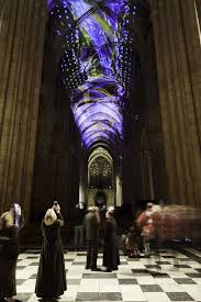 A Constellation Lights Up In An 11th Century Cathedral Light Art Installation Durham Cathedral Installation Art