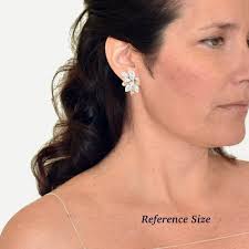 Gauge Wedding Earrings, Wedding Ear Plugs, 16mm Gauges, 0g Eaplug Earrings  Swarovski, Bridal Plugs, Wedding Gauges, 14mm Plugs