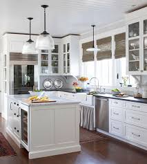 Stands have countertops in beiges and protruding bases; Decorate A Farmhouse Kitchen Better Homes Gardens