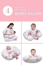 Boppy Floral Stripe Nursing Pillow And Positioner Pink Breastfeeding Pillow Nursing Pillow Baby Support Pillow