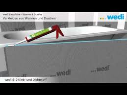 Ungewöhnlich, fast schon futuristisch mutet ein solch raffiniertes modell an. Wedi De Losungen Verkleiden Von Duschen Und Badewannen Mit Dem Wedi Bathboard Youtube