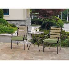 Mainstays Bryant Meadows 3 Piece Bistro Set Walmart Com Mainstays Patio Furniture Outdoor Patio Furniture Patio