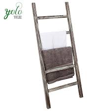 It is handmade, 72 tall, 20 wide and has 5 spots to hold blankets. Decorative Rustic Vintage Blanket Storage Ladder Organizer Wooden Bathroom Standing Towel Rack With 5 Bar Buy Wooden Bathroom Standing Towel Rack Rustic Wood Towel Rack Rustic Wood Towel Rack Product On Alibaba Com