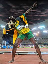 Enhanced speed ichigo kurosaki (bleach) using his bankai's high speed combat in combination with shunpo to create afterimages. Wipeout Segway Usain Bolt Gif Find On Gifer