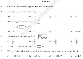 Jan 22, 2021 · class 6 social science mcqs multiple choice questions with answers practicing these cbse ncert objective mcq questions of class 6 social science with answers pdf will guide students to do a quick revision for all the concepts present in each chapter and prepare for final exams. Cbse Class 6 Mathematics Question Paper Set M