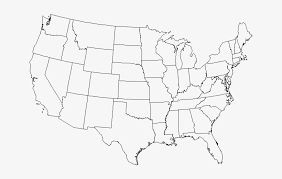 Context, context outline, cutout, and cutout outline. Usa Map Outline Png Us States Line Map Png Image Transparent Png Free Download On Seekpng