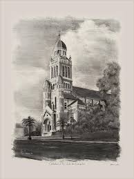 Johns cathedral in lafayette, la and it is one of the most beautiful churches in louisiana. Cathedral Of St John The Evangelist Drawing By Ron Landry