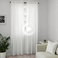 Annalouisa 2 Gardinenschals Weiss Ikea Deutschland In 2020 Gardinen Blickdichte Gardinen Ikea