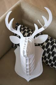 Diy Tete De Cerf Tetes De Cerfs En Carton Tete De Cerf Craft