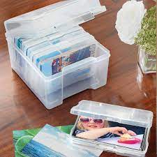 Unlimited storage for 547×410 pix reduced images, also unlimited resolution and size for paying free subscription available with 7 gb of storage for photos or videos. Large Photo Storage Boxes Cases Clear Plastic Stylish Stackable Space Saver 6x4 Ebay