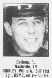 Willie Anderson “Bill” Binkley (1936-2000)