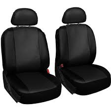 Oxgord Polyurethane Seat Covers 21 5 In L X 21 In W X 31 In H Seat Cover Set Black 6 Piece Chehly