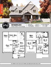 2 Story Cottage Style House Plan Windrush Cottage Style House Plans Family House Plans Sims House Plans