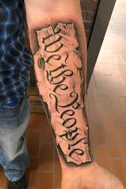 75 Patriotic “We the People” Tattoos and Ideas