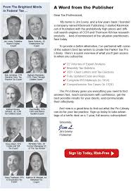 Tax Research Products