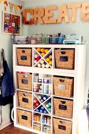 These clever craft storage ideas will turn your pile of supplies into an organized arts and crafts area. Craft Room Organization Unexpected Creative Ways To Organize Your Craftroom On A Budget Kids Room Organization Diy Room Organization Diy Craft Room