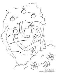 Adam und eva ausmalen / adam and eve coloring pages. Eve And The Serpent Coloring Page