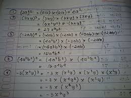 Coba kalian ingat kembali materi tentang operasi perpangkatan pada bilangan bulat. Tentukan Hasil Perpangkatan Bentuk Aljabar Berikut Brainly Co Id