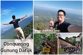 Before starting the climb you have to register at the registration booth.the fee charged at rm5.00 per person after that you can start climbing, the mountain is 800 meters along the journey :) for first timers bring enough water for you. Climbing Gunung Datuk For The Second Time For Its Beautiful View Pics Tekkaus Malaysia Lifestyle Blogger Influencer