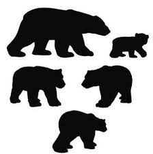 Pin By Gloria Ahrens On Animals Silhouette Images Bear Silhouette Polar Bear Craft Bear Clipart