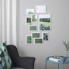 Der doppelglasrahmen ist mit zwei 1 mm. Yllevad Collage Rahmen Fur 4 Fotos Weiss 21x41 Cm Ikea Deutschland